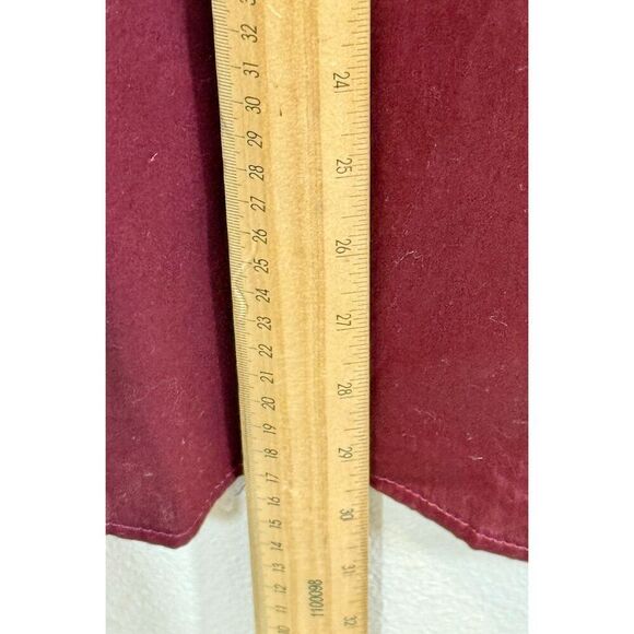 NWT Nordstrom Harshman Belinda A-Line Midi Burgundy Holiday Fall Dress Large - Picture 12 of 14